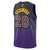 Dres Los Angeles Lakers Rui Hachimura Nike 2024-25 City Edition Ljubičasta Swingman